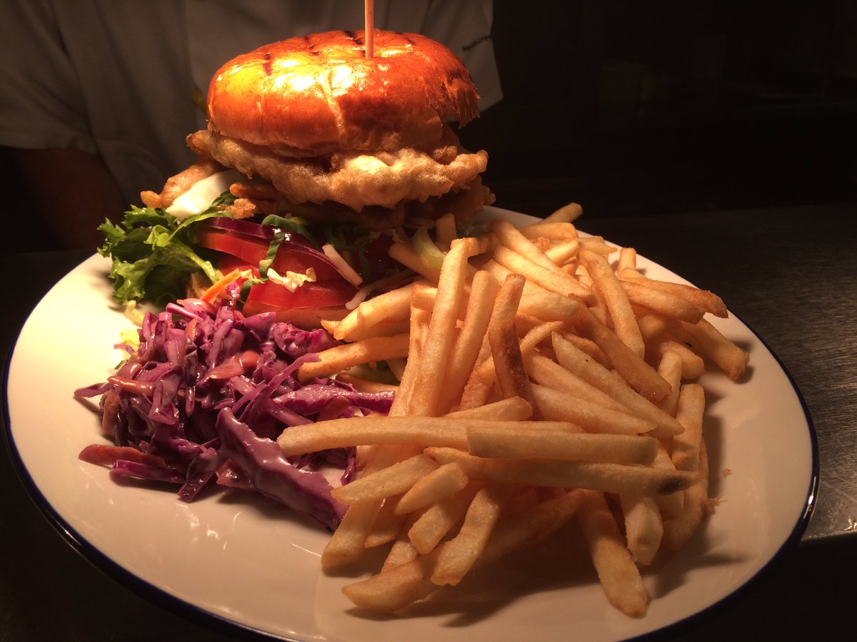 Limited run, soft shell crab burger:) awesome!!