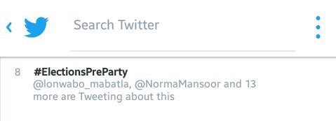 NormaMansoor's tweet photo. #PreElectionParty Trending @MolokoPretoria Tonight ๐๐๐๐ @professorkalawa @VetkukVsMahoota @ex_global @ChadDaDon https://t.co/petVHHBny8