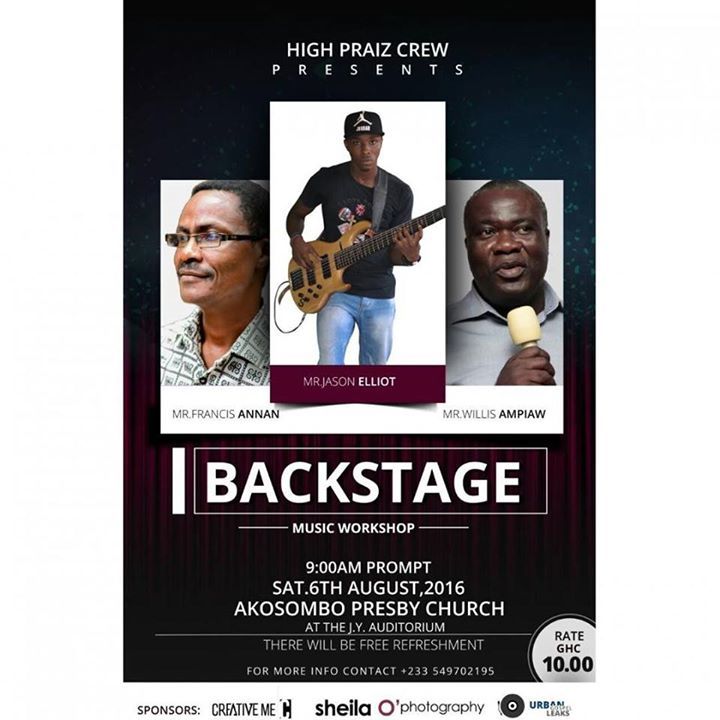 XtianEventsgh's tweet photo. Backstage Music Workship Sat 6th August #AugustEvents #GHCE #GodisNOTDead #GHCE2 https://t.co/ztSn2kkG7n https://t.co/lNiKV9ziCK