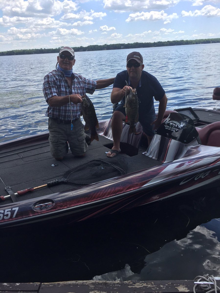 We were on the smallies today and it was fantastic fun!