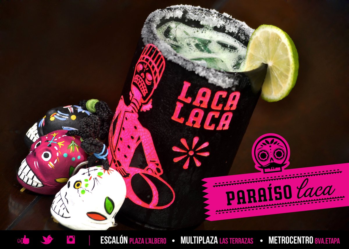 Lacalacasv's tweet photo. ¡Pal’ calorcito #ParaísoLaca 💀👌! No puedes dejar de probar esta bebida original al  #EstiloLaca de nuestro bar 🍸 https://t.co/amSuOcpuMX
