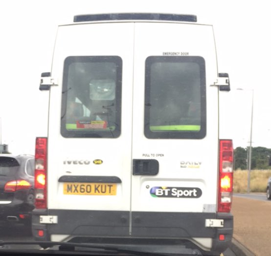 crystalpalacePL's tweet photo. @btsport great driving by one of your drivers cutting up everyone and nearly causing a accident! https://t.co/xRLA15ESH3