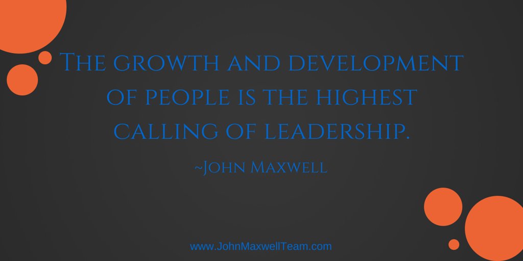 TheJohnCMaxwell's tweet photo. A group cannot grow unless its individuals grow. How are you fostering growth within your team? #JMTeam https://t.co/LalDYsoSvp