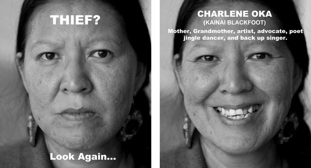 KC_Adams_art's tweet photo. Start the conversation #PerceptionLethbridge #ChangeYourPerception #RacismHurts https://t.co/2JdlgF1i6P