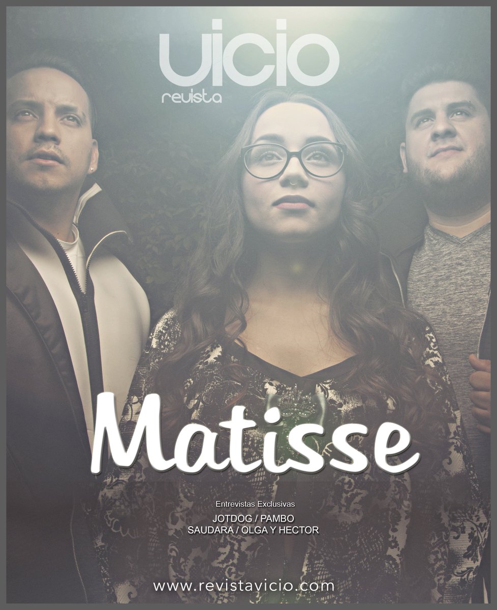 revista_vicio's tweet photo. Descarga gratis el poster oficial de @Matisse_Mx no te pierdas nuestra entrevista exclusiva con este trío talentoso. https://t.co/p6S9AI8gqS
