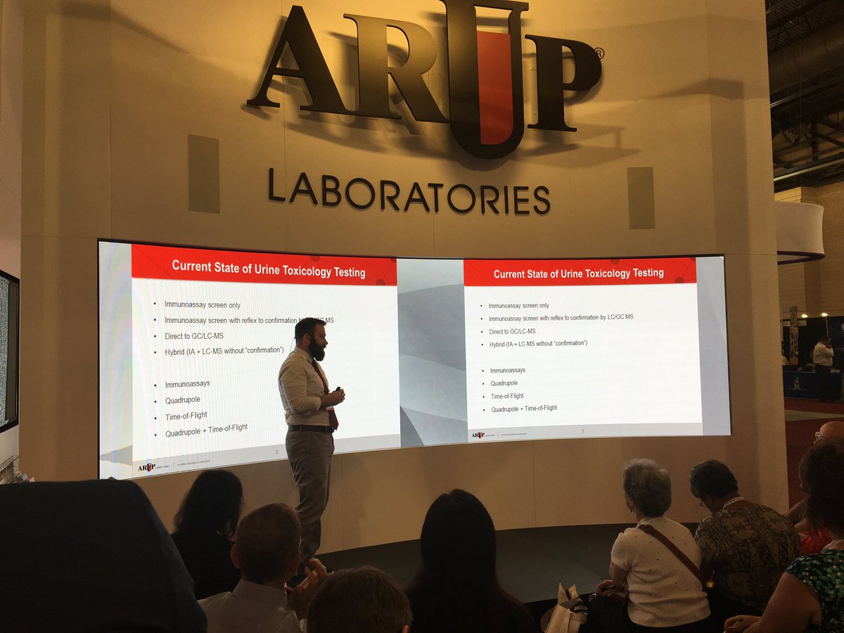 4BenC's tweet photo. Dr. Fred Strathmann presenting the right technology, evolution of testing #2016AACC  #aruplabs #aacc2016. Booth 319 https://t.co/MpaNcv1hoe
