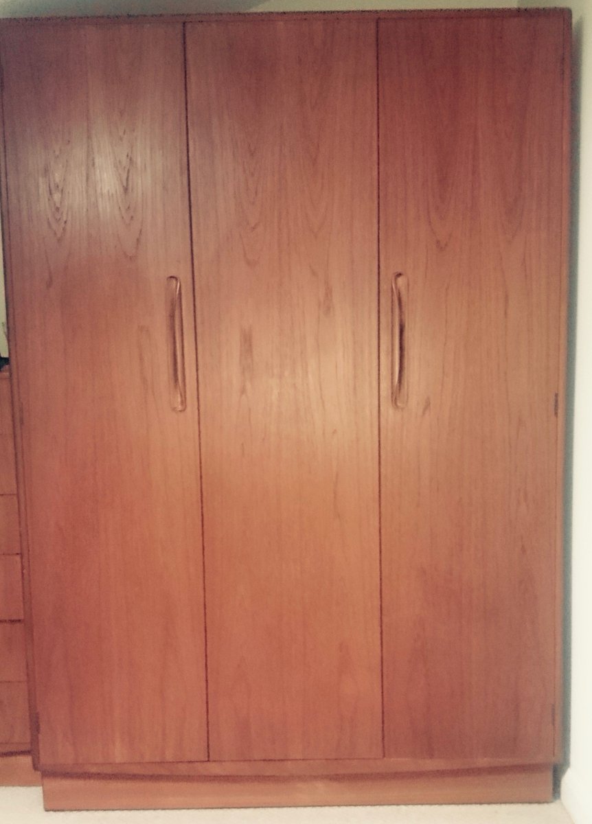 siobhano's tweet photo. For sale! #vintage #midcentury #GPlan wardrobe + chest of drawers - dm me if interested! https://t.co/oCvZNU5F2S
