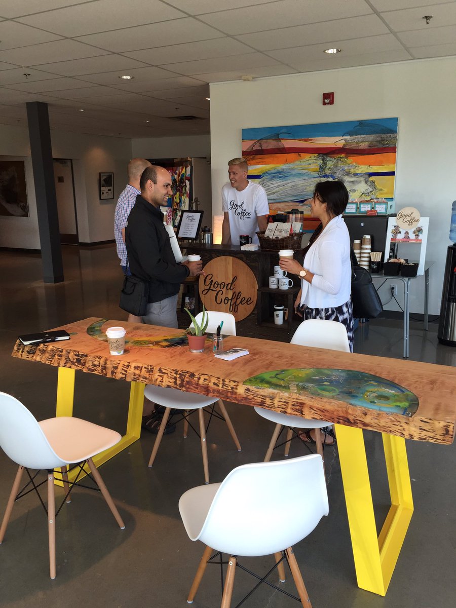Loving the new <a href="/DoGoodCoffee/">Good Coffee</a> Cafe at <a href="/Sparkdotca/">Spark</a> - such a great community! Drop by for coffee