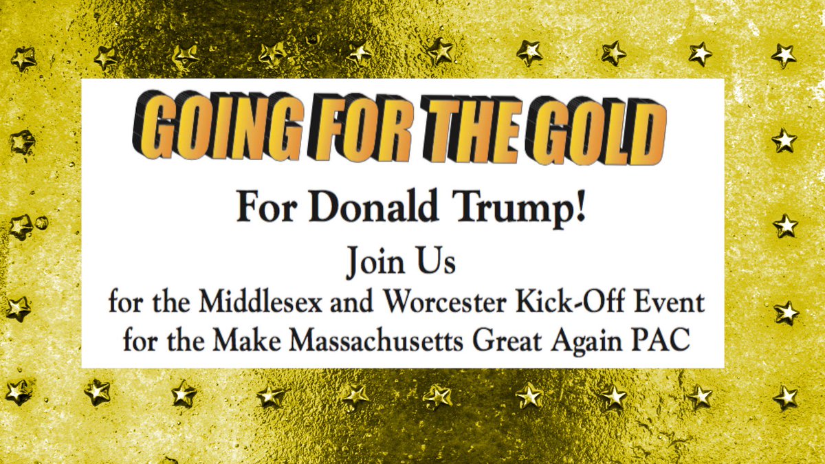 MakeMAGreat's tweet photo. Thursday night, our 2nd Kick Off Event to Make MA Great Again!  Owen O'Leary's in Southboro, 7-9pm, 50 Turnpike Rd. https://t.co/bB4gllRs4e