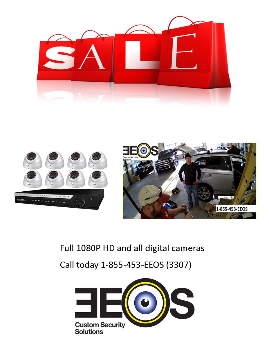 EEOSolutions's tweet image. @EEOSolutions Eye One Solutions has a huge sale! Buy 3 cameras and get one Free. Check us out on FB and Kijiji ads.
