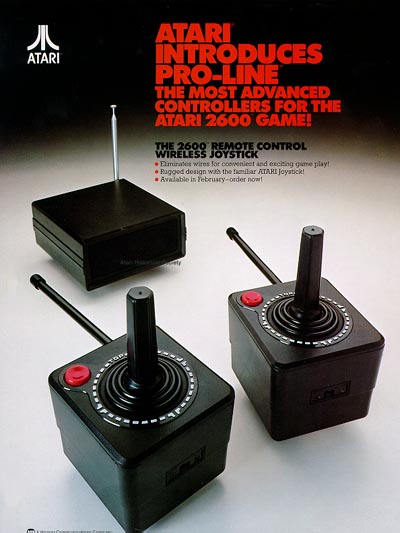 techflashback's tweet image. Did you know the #atari 2600 had wireless controllers in 1982?! #retrogaming #gaming