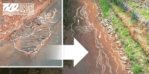 StormWaterCM's tweet photo. Mud Pollutes Creeks! Mud & debirs in storm drains can end up in streams & harm aquatic life. https://t.co/8hbOukDaAA https://t.co/OJDsg6blcn