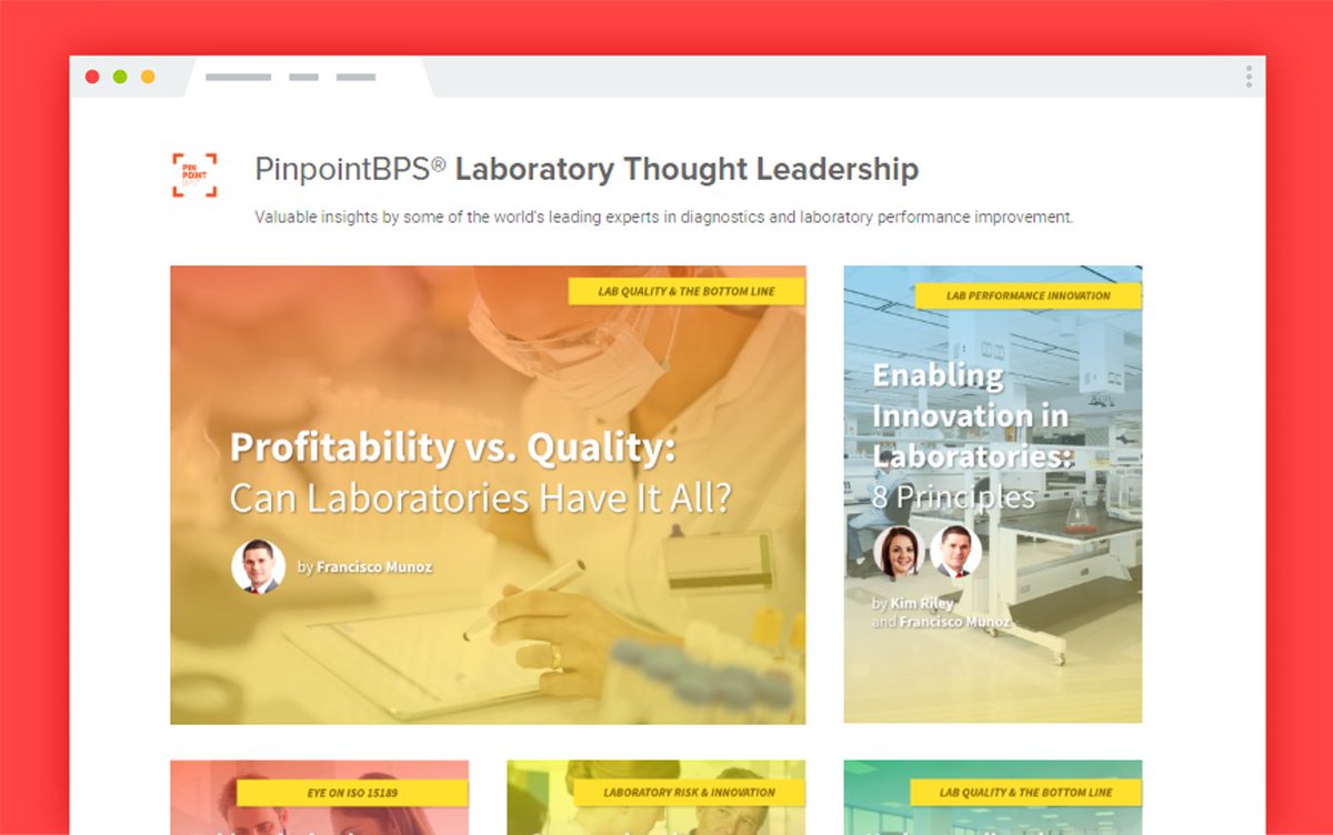 PinpointBPS's tweet photo. Today we launched the PinpointBPS Thought Leader Community, showcasing leading lab insights https://t.co/abnNh2PLgB https://t.co/DIag9e5oSO