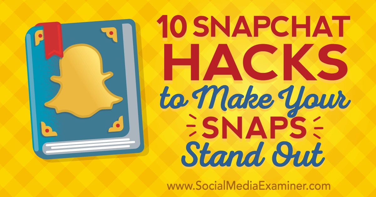 MeetPeggy's tweet photo. 10 Snapchat Hacks to Make Your Snaps Stand Out https://t.co/4040UlX6VM https://t.co/OIqg84xt3W