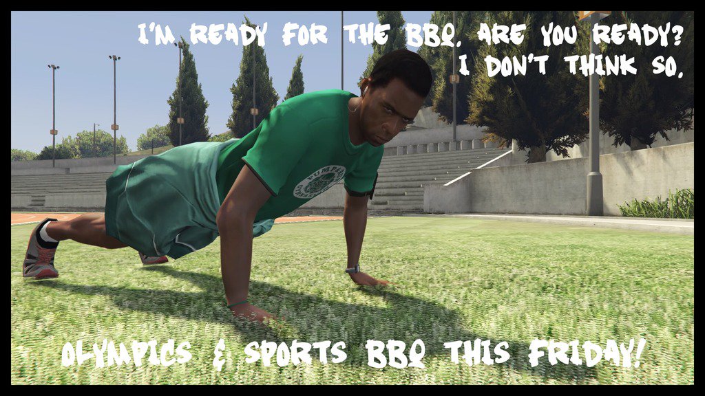 WeArePaletoBay's tweet photo. Weekly BBQ Theme: Sports/Olympics, by @Grumpy_Goat_ #paletostrong #PBMO #weeklybbq #sports #Olympics https://t.co/B3tAgl0bK5