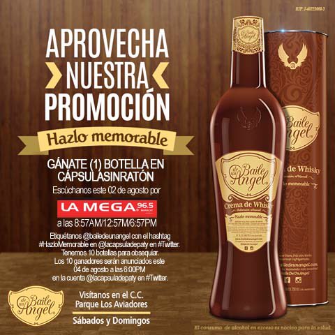 danielajaimeds's tweet photo. ¡Conéctate al #WiFi! Y escucha #CapsulasSinRaton por @LaMega96 y participa por una botella de @bailedeunangel https://t.co/vwlKyuXLpk