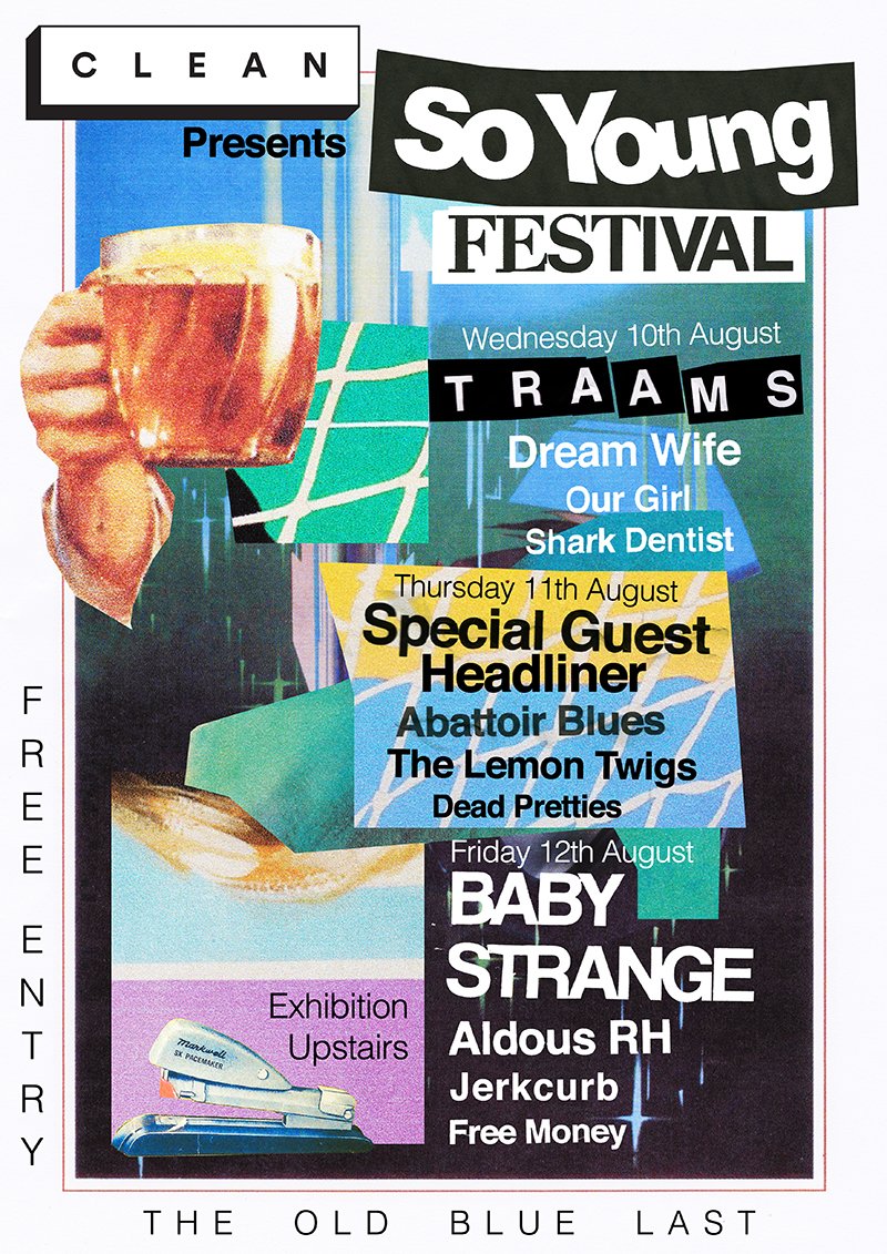 1 MORE WEEK 🍻
<a href="/SoYoungMagazine/">So Young Magazine</a> 
<a href="/TRA_AMS/">TRAAMS</a> 
<a href="/DreamWifeMusic/">Dream Wife</a> 
<a href="/weareourgirl/">Our Girl</a> 
<a href="/DentistShark/">SHARK DENTIST</a> 

👉 bit.ly/syfestival
