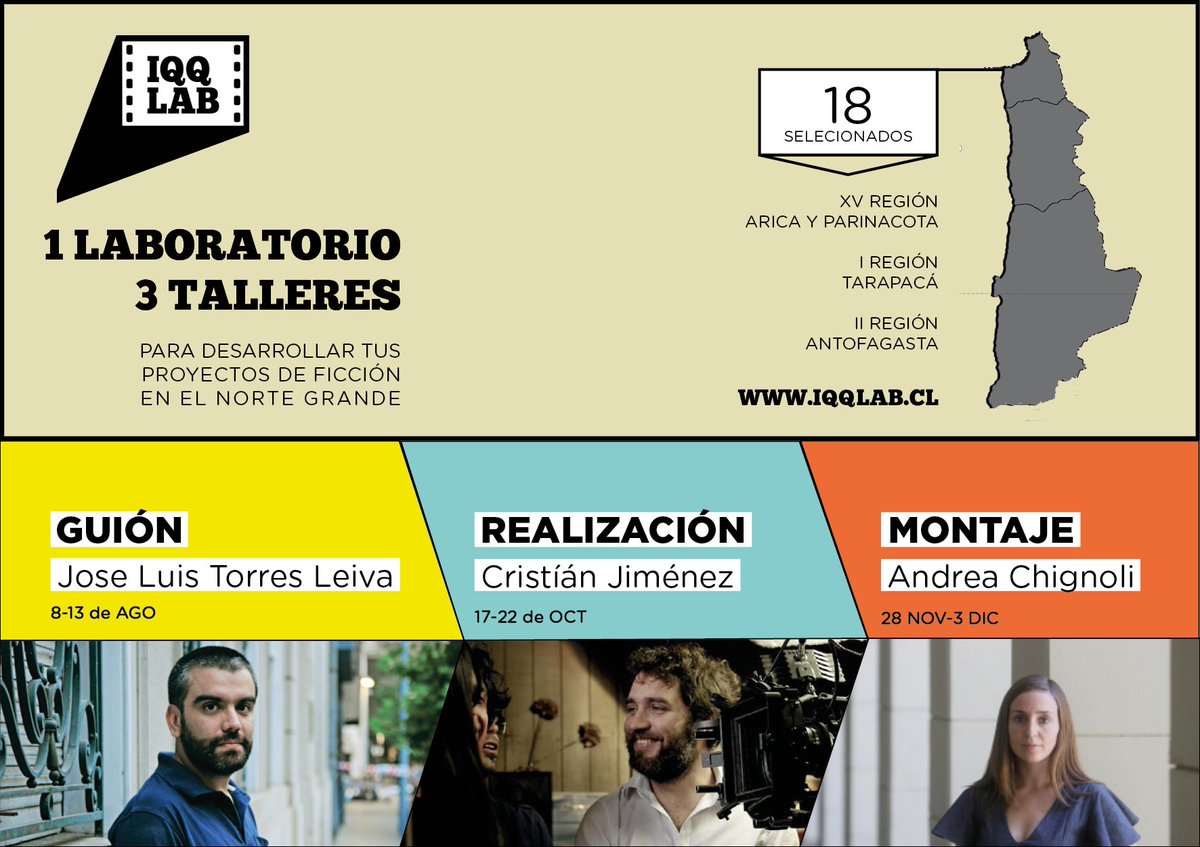 IqqLab's tweet photo. Seleccionados confirmar asistencia enviando NOMBRE, RUT y FONO a postulaciones@iqqlab.cl antes de 03/08 a las 17hrs https://t.co/cG9GPtstrR
