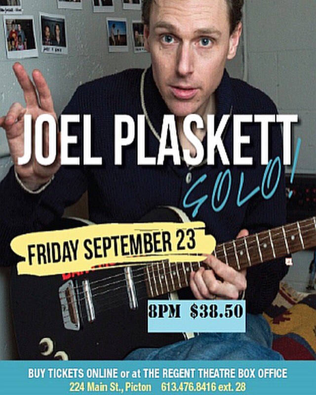 TheRegentPicton's tweet photo. We are so excited for Joel Plaskett on Friday Sept 23rd!!
#ashtrayrock #truthfullytruthfully https://t.co/6n7qdLbPRc