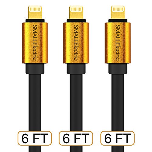 CoryAnnesFSHN's tweet photo. Smallelectric 3-pack 6FT Alloy Gold-Plated 8pin Lightning Cable Sync87 https://t.co/AxqHcOmr9Y https://t.co/aIhhSeShTk