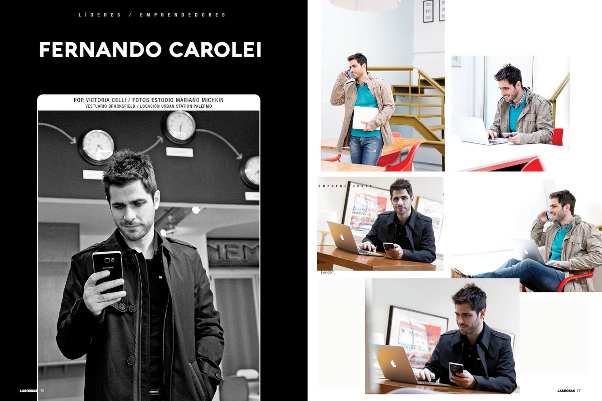 LasRosasRevista's tweet image. En la sección #LideresEmprendedores charlamos con .@FerCarolei 
Lee la nota completa ⬇⬇
issuu.com/lasrosas/docs/…