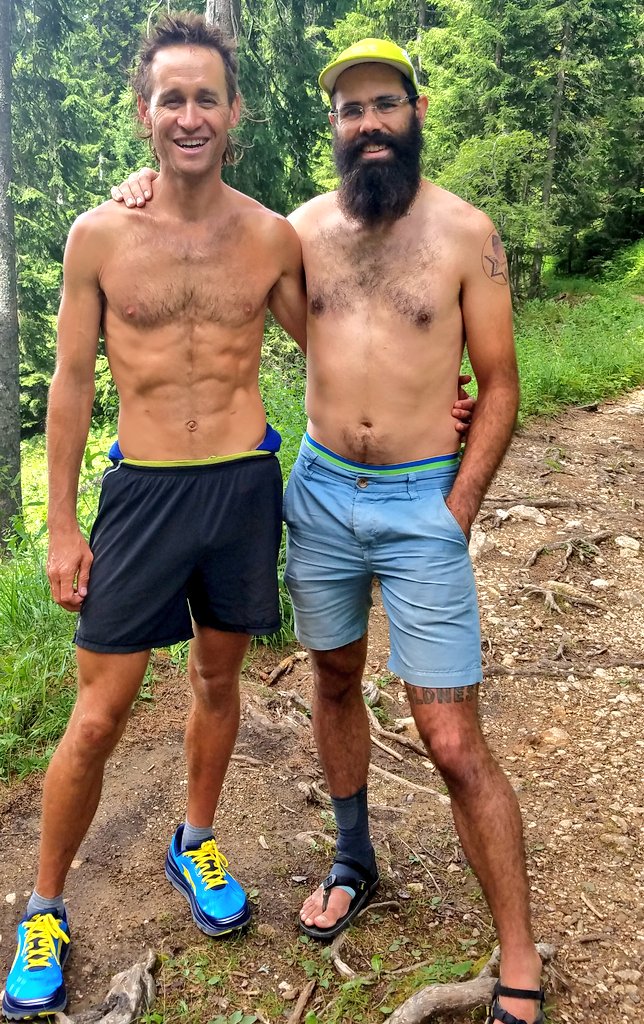 jasonschlarb's tweet photo. There aren't many Americans who visit the Dolomites, so running into 1 you know on a trail is pretty crazy #EricRich https://t.co/heyWegiAyo