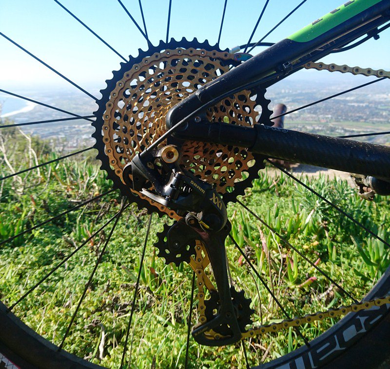 niner_sa's tweet photo. .@FullSussa tested @SRAMmtb's new 1x12 #EAGLEXX1 groupseton a RIP, and here's the scoop. https://t.co/YJzYxoy2oF https://t.co/BROih8IzOq