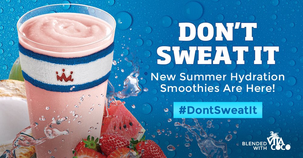 RETWEET this tweet for a chance to win a FREE Summer Hydration Smoothie! #SmoothieKing #SummerHydration