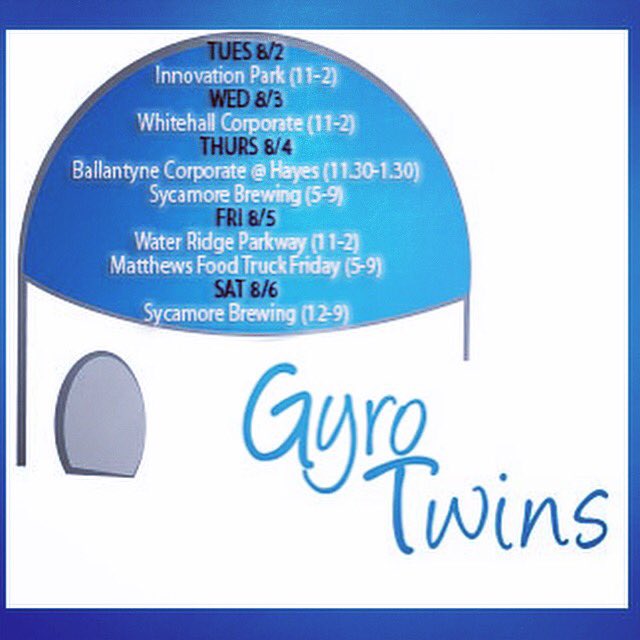#schedule #werkwerkwerk #loveourcustomers #charlotte #authenticgreekfood
