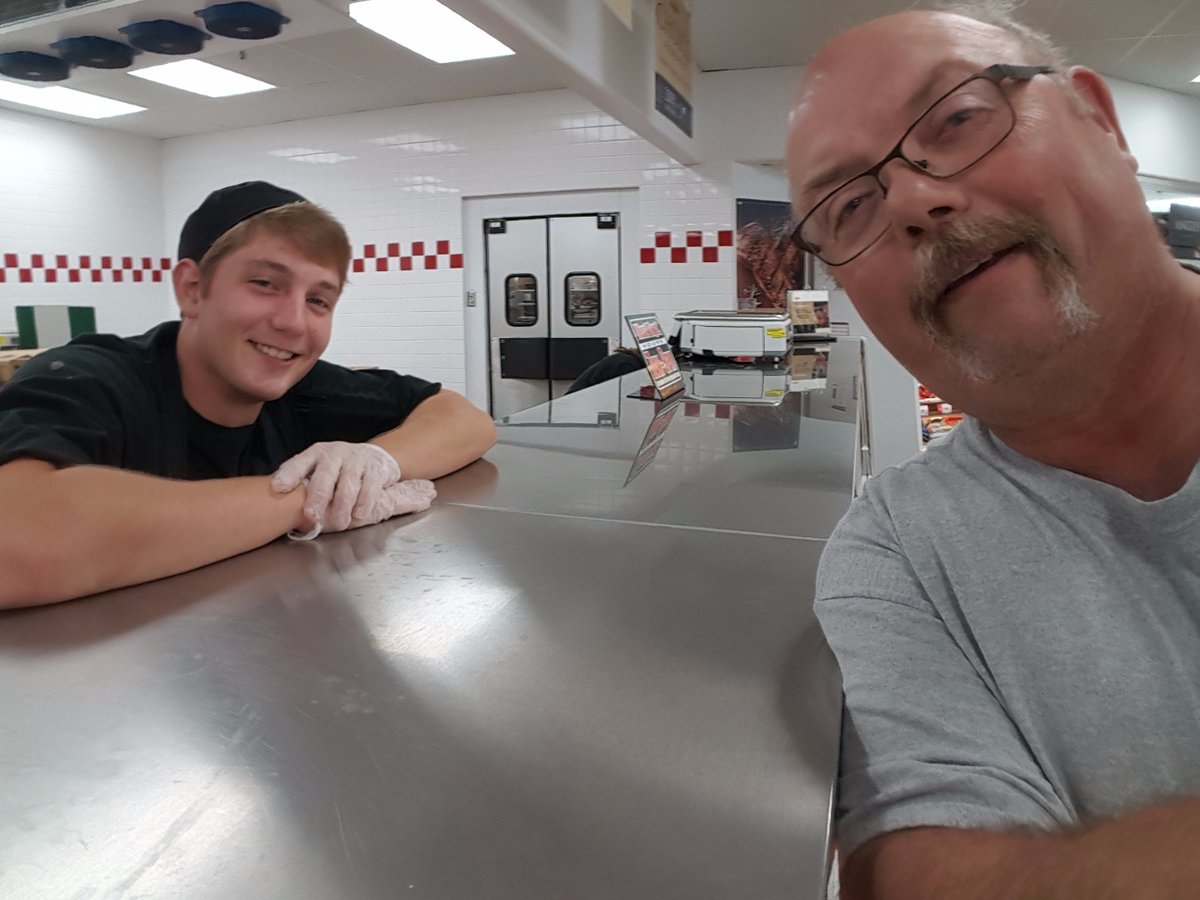HuskerlandBob's tweet photo. New nickname for GINW senior D-end Jon Freirichs: The Butcher. Naturally. #HPR27 @kevinsteinfb https://t.co/KskGMo45ZI