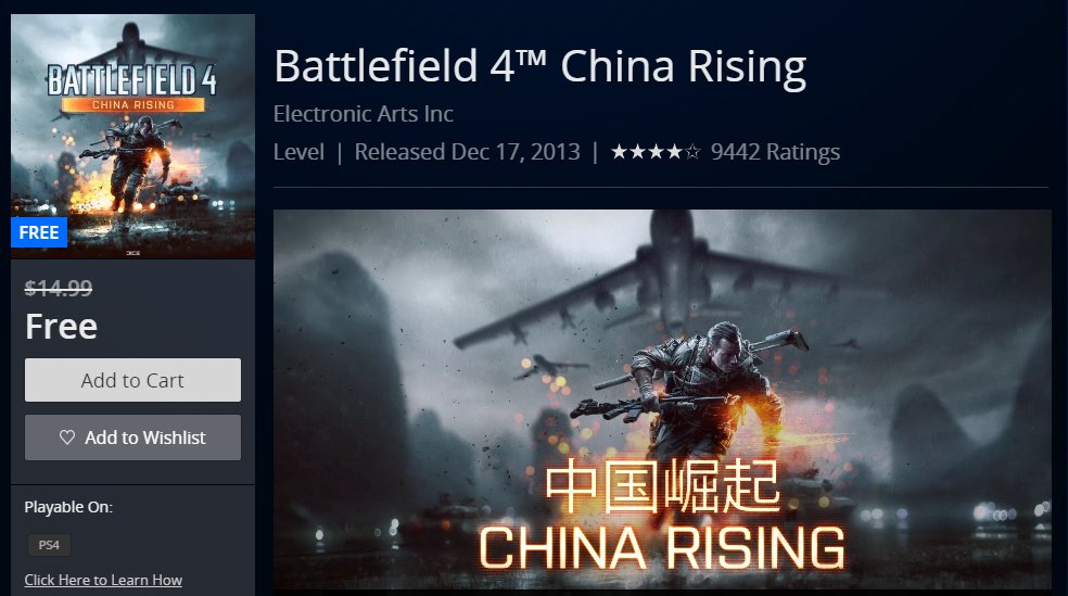 Battlefield 4: China Rising for PS3