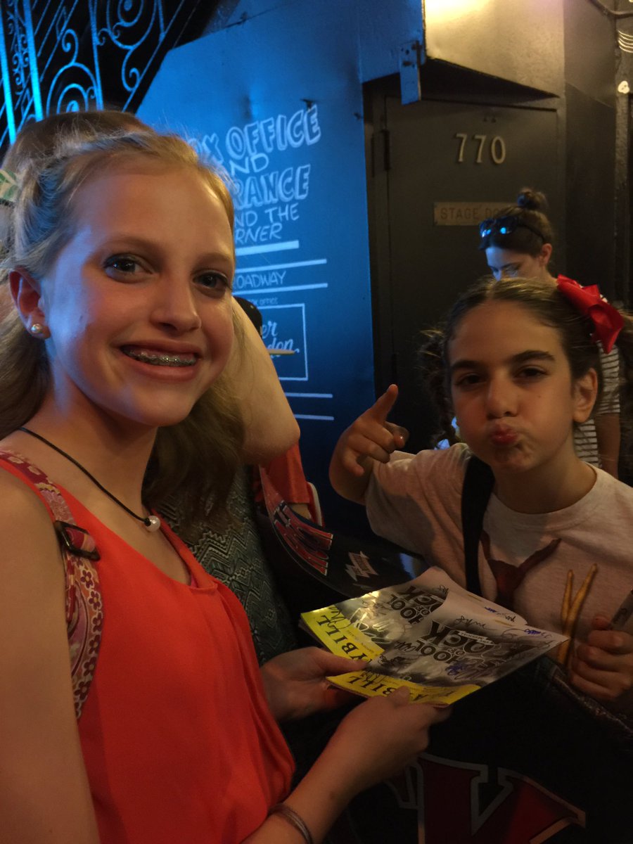 ellenlodom's tweet photo. Ran into these amazingly talented people! #SchoolOfRock https://t.co/FFaxM99Paf