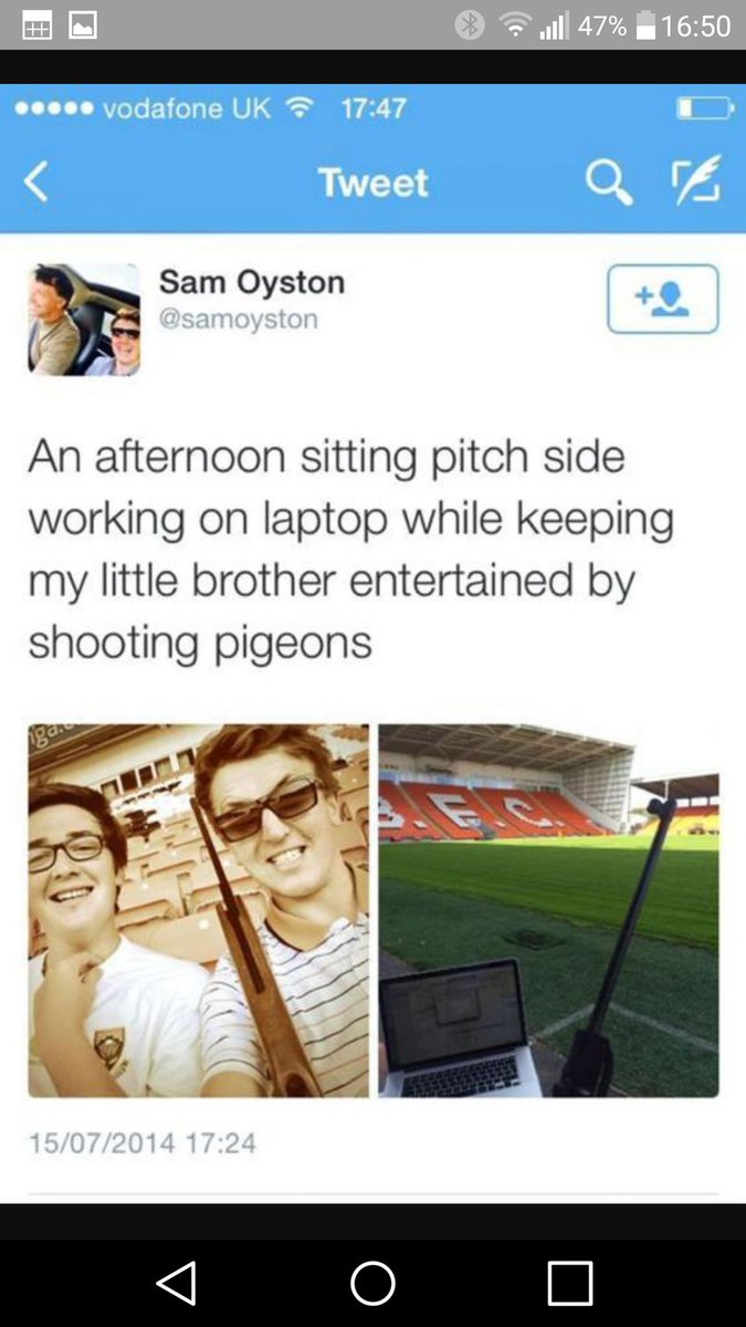 KnightTangerine's tweet photo. @BlackpoolFC Short memories #SavetheSeagull #OystonOut https://t.co/yxHqoXUYKs