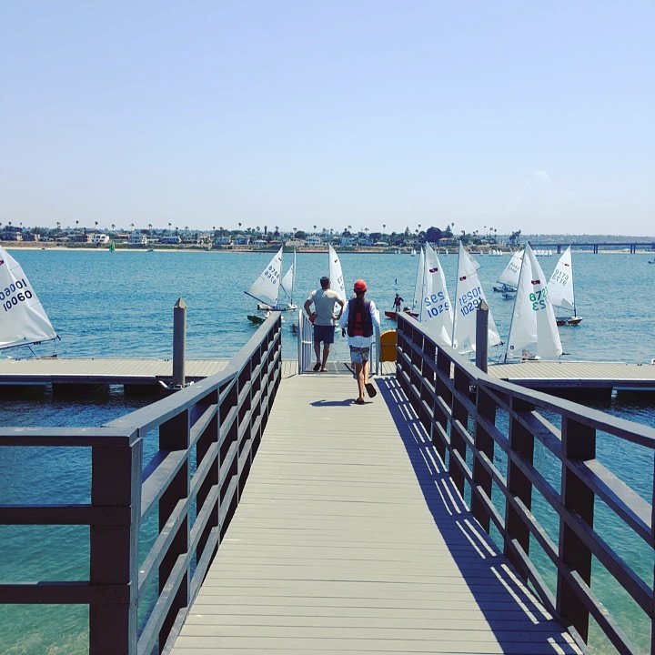 Perfect day for sailing! #insa #missionbay #yachtclub #junior #sabot #national #championship #SanDiego
