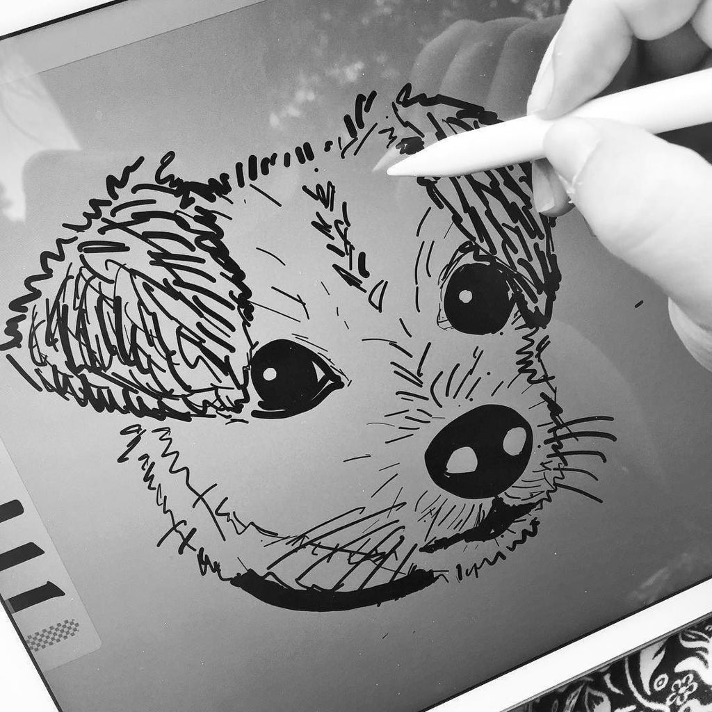 MyFreshPaper's tweet photo. Working on a little #petportrait to surprise a sweet customer! 🐶💌 https://t.co/Iv1Mf6m0qe https://t.co/aC1W5p6eLT