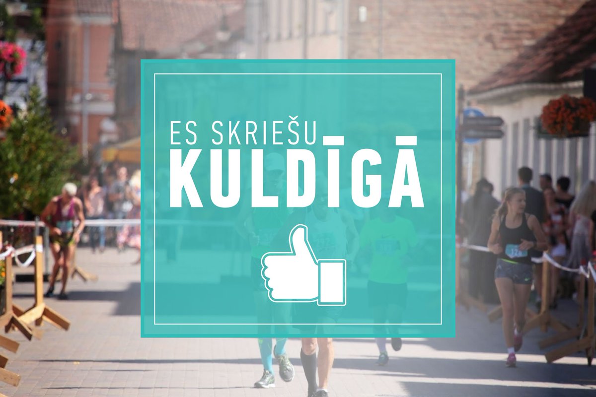 SkrienLatvija's tweet image. Ja Tu skriesi ar mums Kuldīgas pusmaratonā spied Retweet :)#skrienkuldiga
