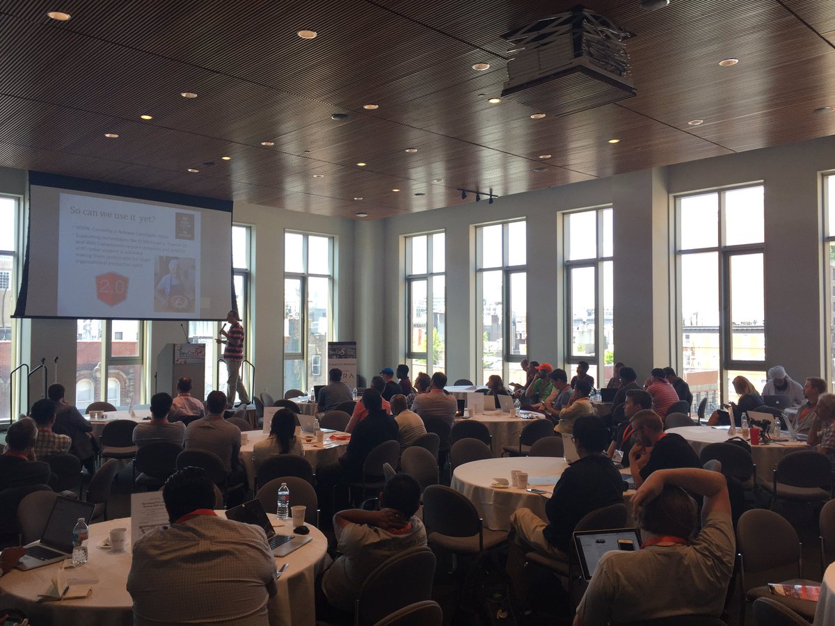 DevConFive's tweet photo. Taking questions now about #MEAN at #DevConFive! https://t.co/GXmFPDzDu8