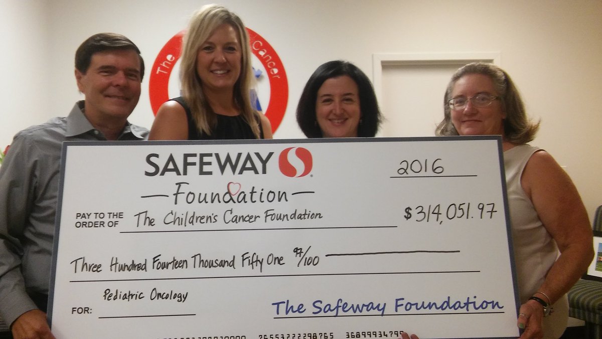 CCFtoday's tweet image. The #safewayfoundation chose CCF as their beneficiary for their May point of sale promotion! THANK YOU @Safeway!!!