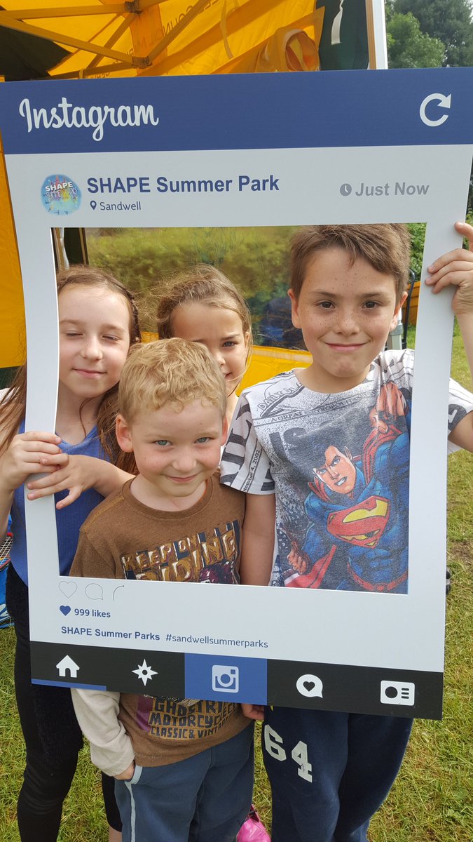 YGymWestBrom's tweet photo. First selfie of the summer! Go kids!! #summerparkselfies we are down at sandwell valley park #summerparks https://t.co/7PjUboErd0