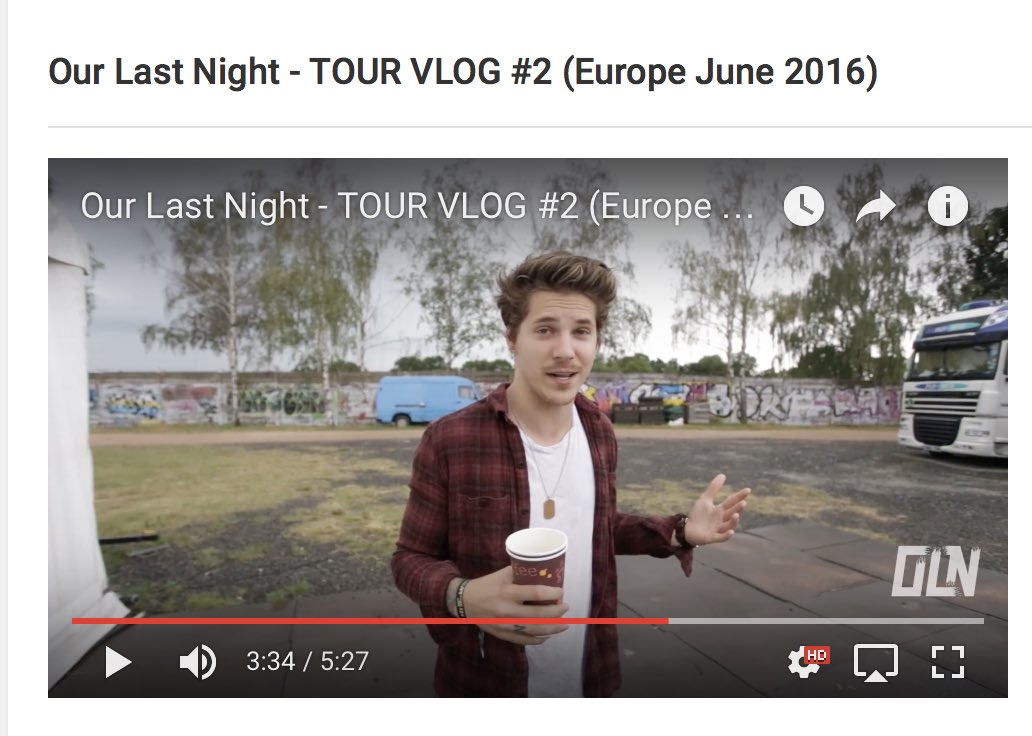 OLNband's tweet photo. We just released the 2nd European Tour Update on our YouTube Channel! Check it out and RT! https://t.co/pUeZxiSCr6 https://t.co/oiLFujFnWi