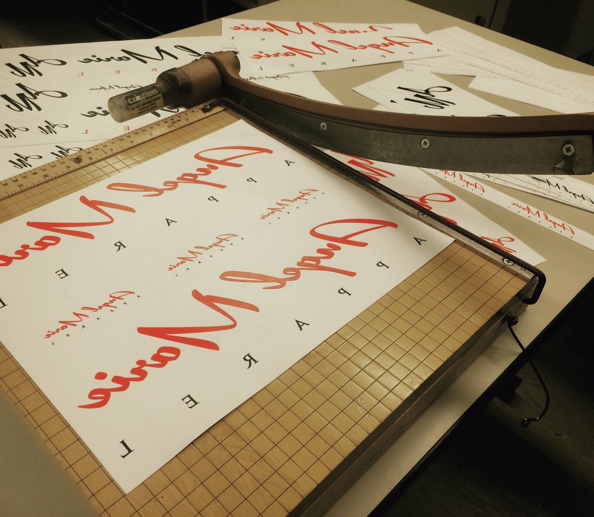 AMarieApparel's tweet photo. Preparing the Heat Transfers #Logos #BusinessinProgress #AngelMarieApparel https://t.co/D6AIpWnwc5