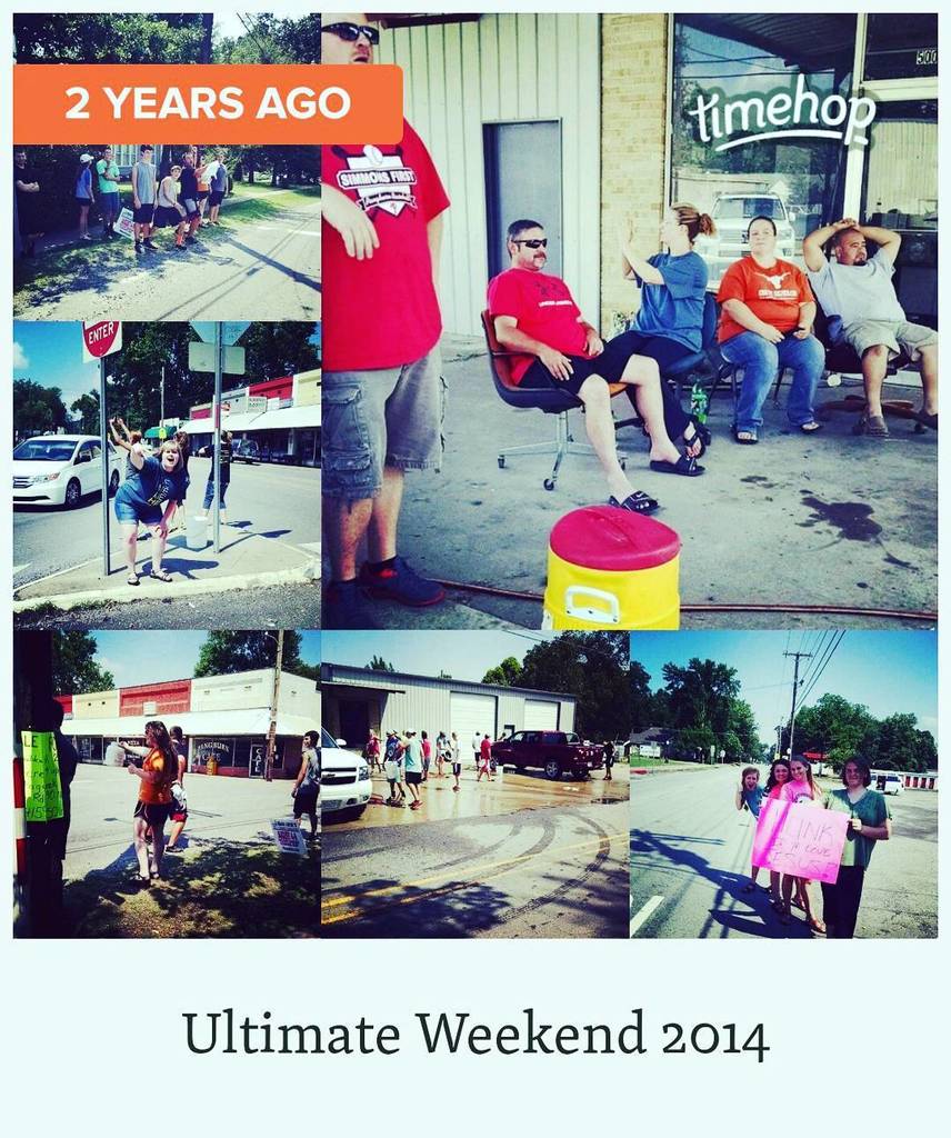 JarrodBillings's tweet photo. In honor of #UltimateWeekend2016 coming up this weekend, here is a flashback to #UltimateW… https://t.co/JQjBBFDeat https://t.co/kMlQsGf1FZ