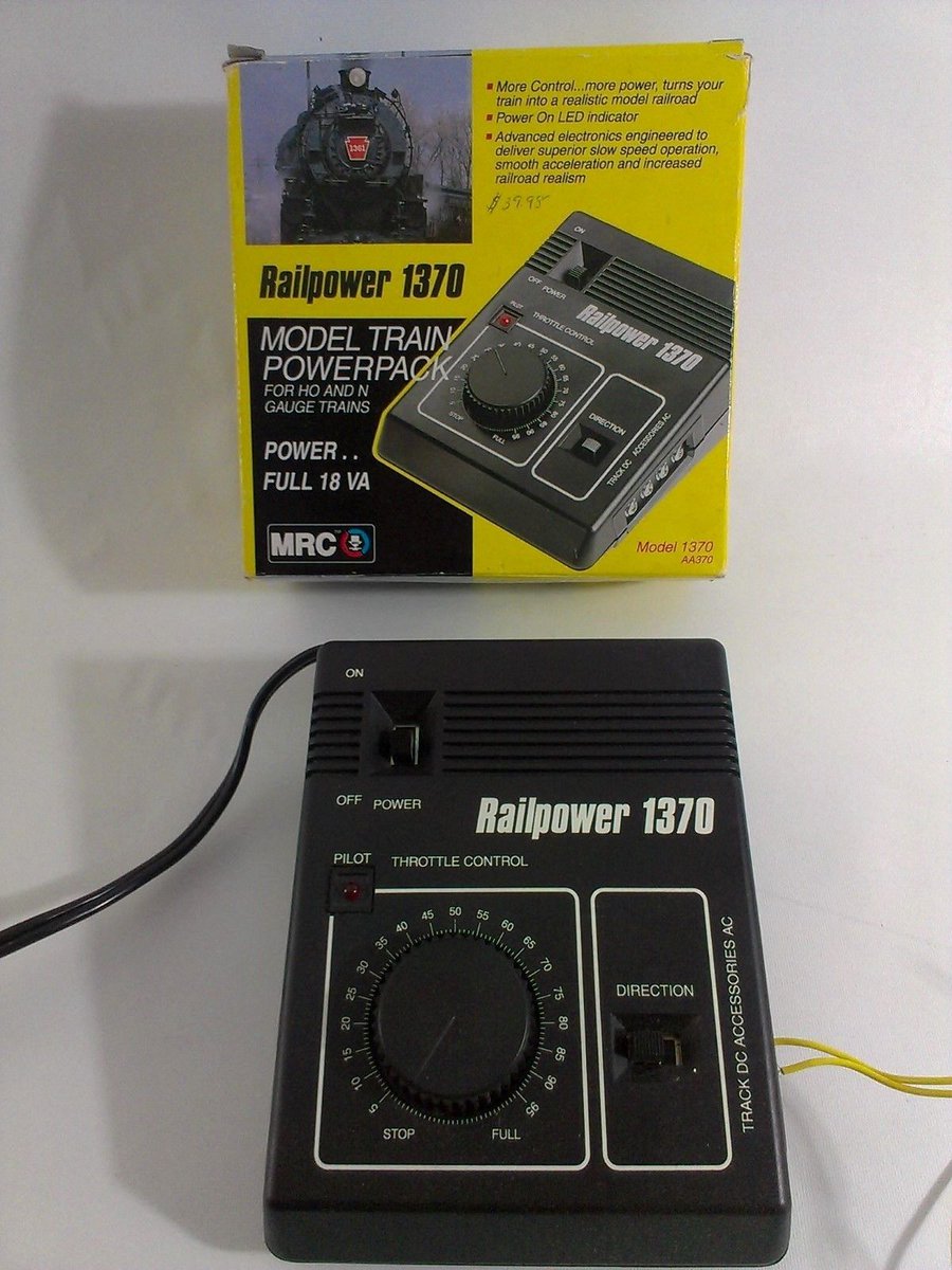 STEEL5757's tweet image. Model #TrainControl POWER PACK ebay.com/itm/1120628722…  #powerpacks #traincontrols #toys