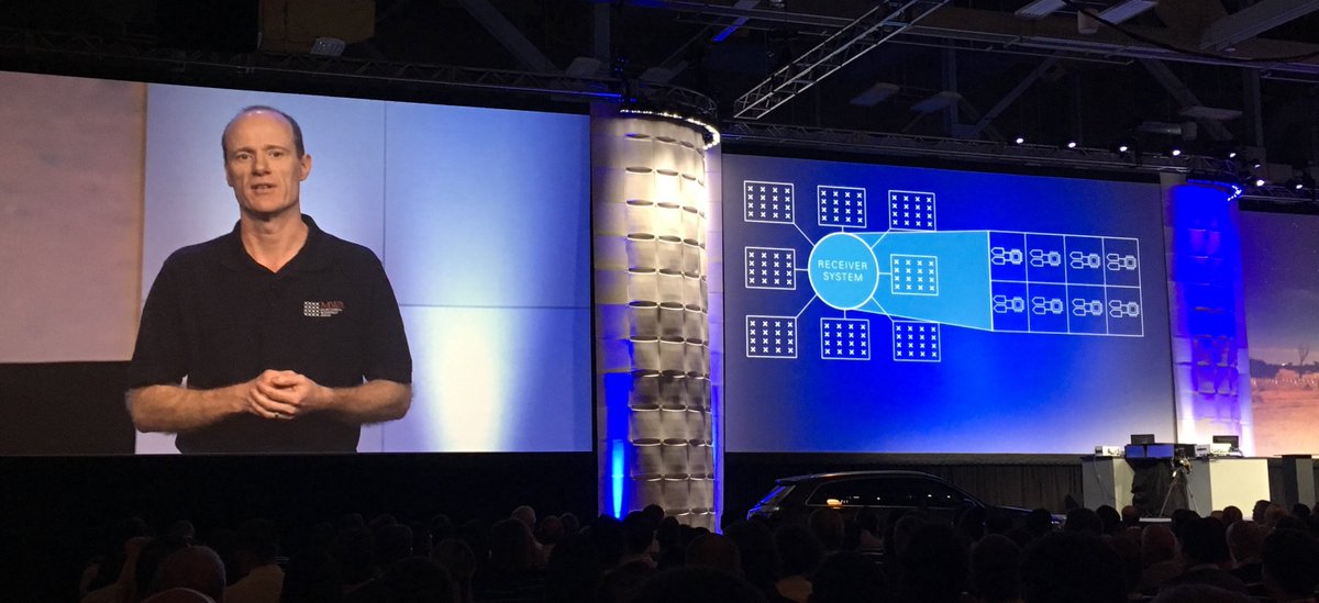 mwatelescope's tweet photo. The MWA features in this morning's keynote address at #NIWEEK2016. https://t.co/cjBsvcEbqX