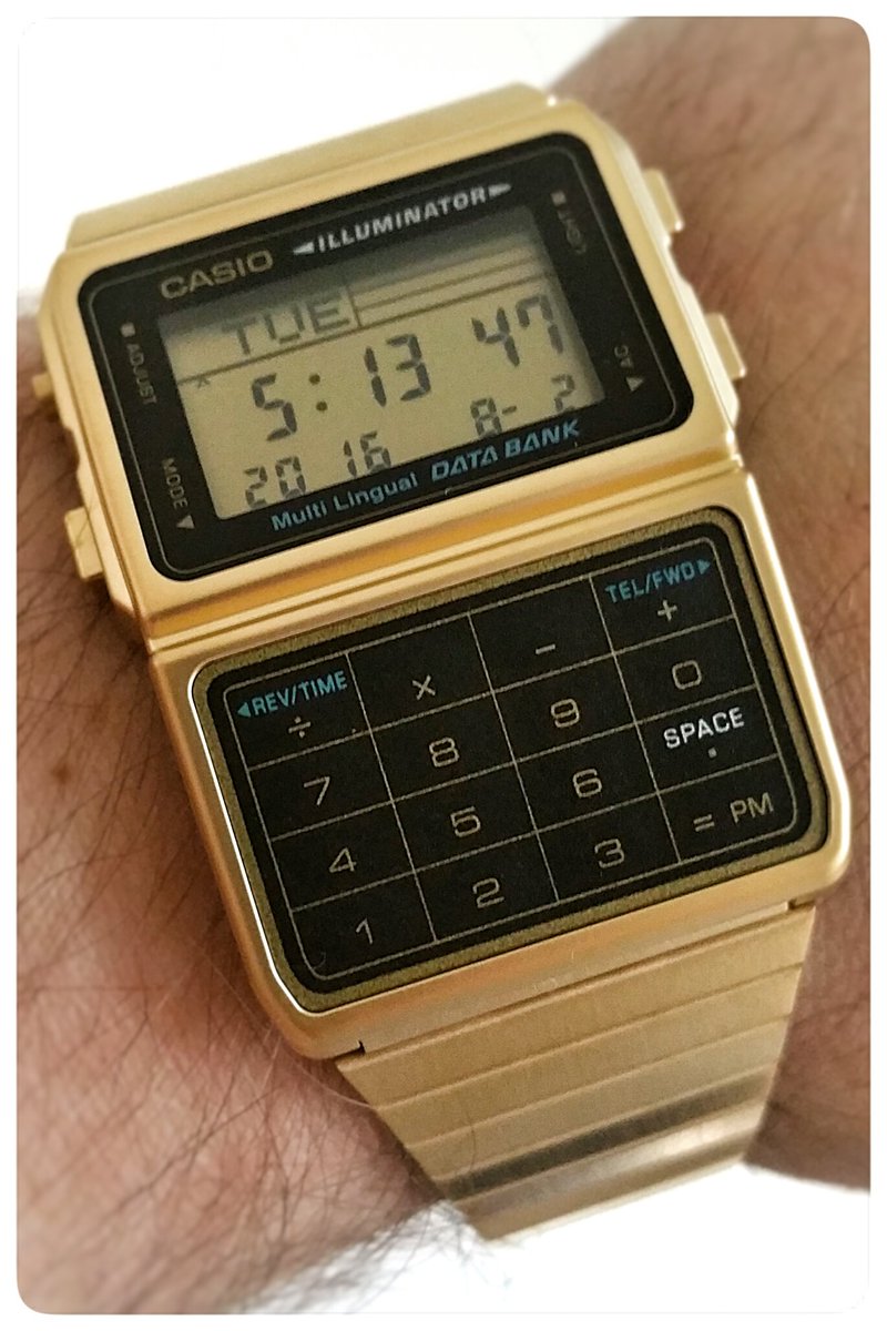 Iretro On Twitter Loving My New Gold Casio Calculator Watch 80s Retro Watchaddict