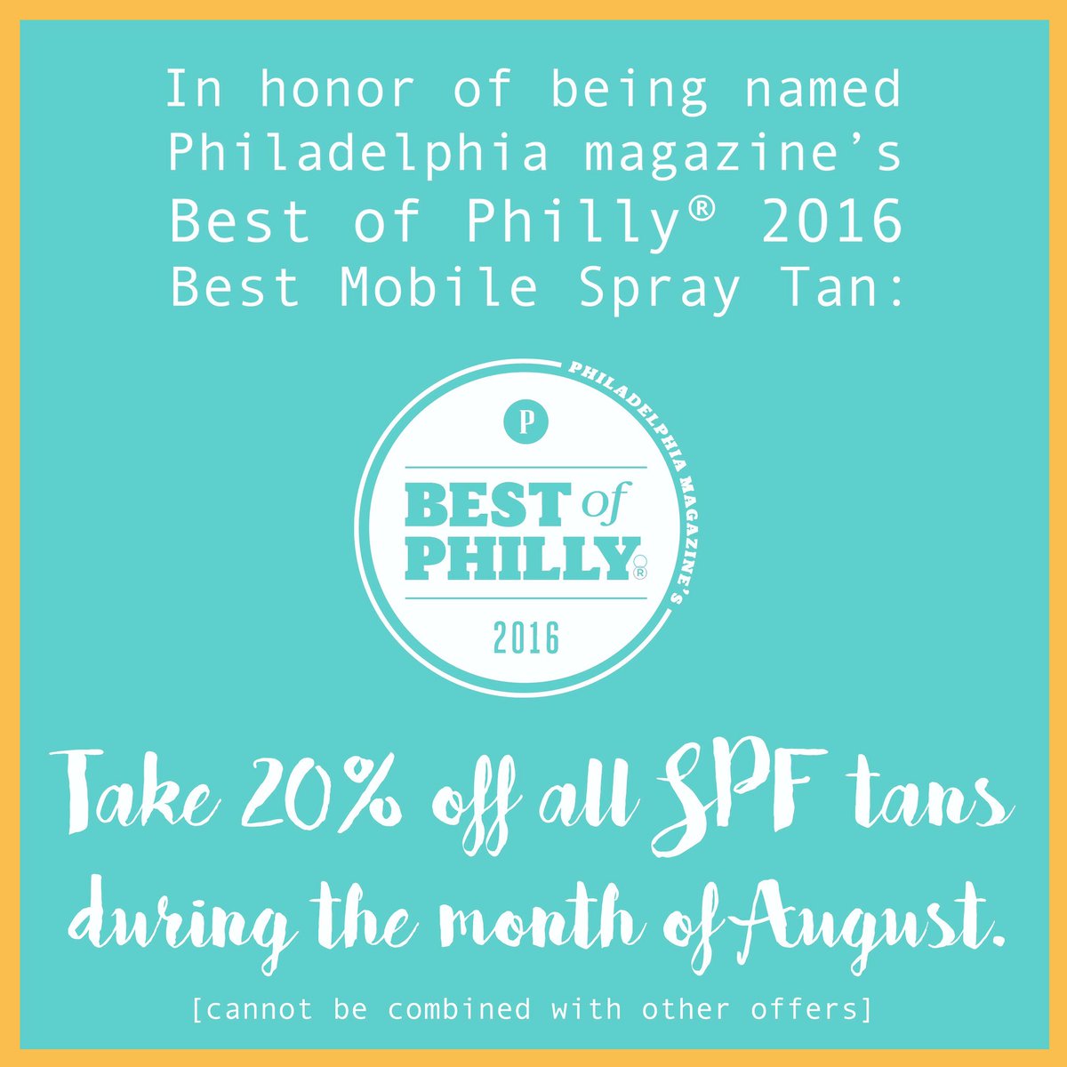 SPFTanning's tweet photo. Our way of saying thanks! Email tan@spftanning or call 484-985-0259 to book! #mainline #bestofphilly https://t.co/Clw5E5eMnd