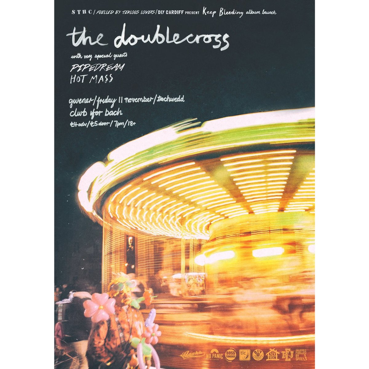 Another bloody gig innit. @thedoublecrossx <a href="/HOTMASSBAND/">HOT MASS</a> <a href="/PipedreamCC/">🥀Pipedream 11-17🥀</a> <a href="/STHC_Cardiff/">STHC Cardiff</a> @FBJLPromotion <a href="/ClwbIforBach/">Clwb Ifor Bach</a>