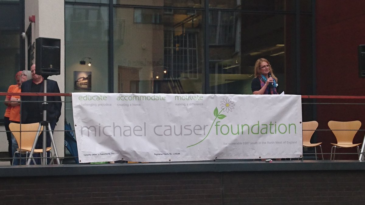 LFC_LGBT's tweet photo. #LiverpoolIcons are people who make a difference on #HateCrime
@MsSarahEJones at @MichaelCauserFn
#ImMichaelsMate https://t.co/qMRIIsiKUU