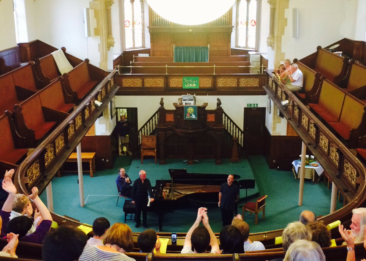 SherbSSMusic's tweet photo. Rapturous applause for Paul &amp; David today! David returns tonight at 8.00! #concertfest @SherborneTIC @Dorset_Hour https://t.co/WOn52uej5W