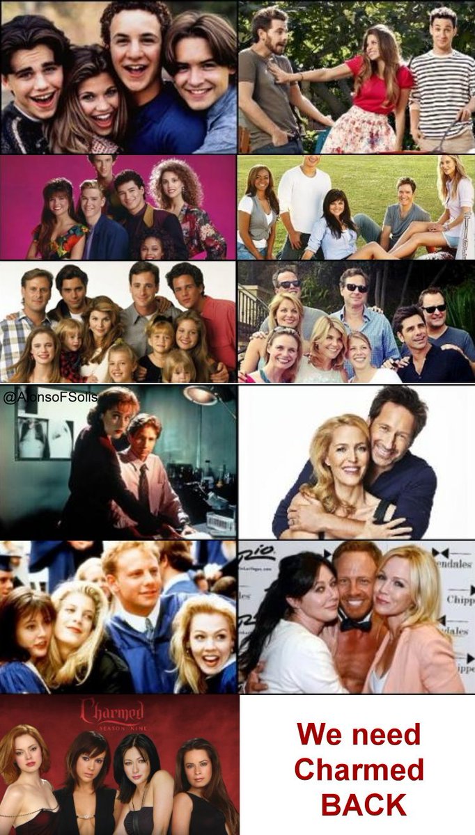 AlonsoFSolis's tweet photo. Full House,Boy Meets World,Beverly Hills 90210,The X-Files and many other TV series.
But #WeNeedCharmedBack #Charmed https://t.co/0jm06arIeE